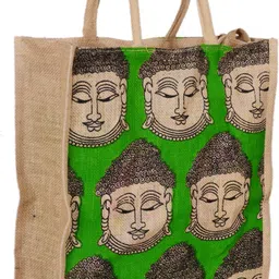 sunvika house Multipurpose Jute Bag Grocery Bag image 2