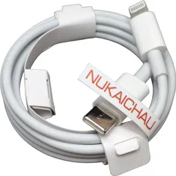 NUKAICHAU Lightning Cable 6.5 A 1.09 m Copper Braiding iPhone Type-C to Lightning Cable-picture-18