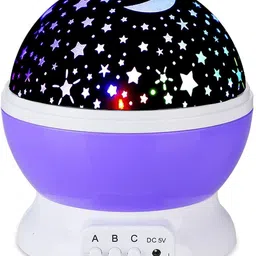 spella Star Master Rotating 360 Degree Moon Night Light Lamp Projector Kids Room Night Night Lamp-picture-16