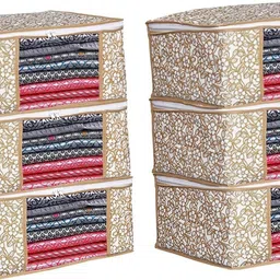 AMIRA INDUSTRIES Transparent Window Space Saver Storage Covers Cotton Laundry Bag-picture-17