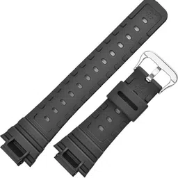 LUBA HIMT CDS34 16mm Strap Rubber Compatible with ''CASI0 G-SH0CK'' DW-5000,DW-5600 16 mm Rubber Watch Strap image 2