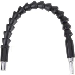 tanya Flexible Shaft Magnetic Screwdriver Extension Drill Bit Adapter Holder Connect Link for Electronic Power Drill 6mm ¼ Inch Hex Shank Drive 29.5 cm Long 1Pc Metal-Plastic Black Tool Accessory Screwdriver Bit Set-picture-17