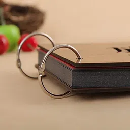 decorhouse Premium Wooden DIY HD Printed Photo Album Scrapbook Memory Book Album image 4