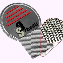 sarbeau Anti Lice Comb /kids hair Comb/Terminator Metal Lice & Comb_C_129-picture-26