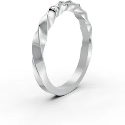 forever jewels 0.20Ct Round Cut Moissanite Women Engagement Ring 14K Gold Plated Sterling Silver Moissanite Sterling Silver Plated Ring image 3