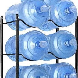 a to z hub Water Dispenser Kitchen Rack 6 Water Bottle 20 ltr 30ltr Holder stand,Bislery Bottle stand,Water Jug Stand Iron-picture-27