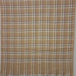 KASHMIRI TREND Cashmere, Wool Checkered Men Shawl-picture-35