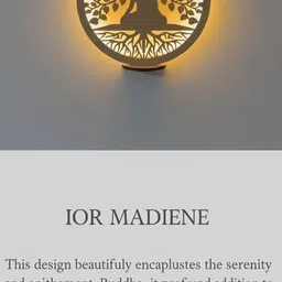 navam enterprises Wallchiere Wall Lamp With Bulb image 5