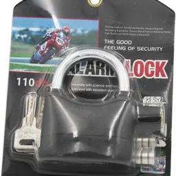 wundervox Anti Theft and Waterproof 110dbs Bike Motorcycle Alarm Padlock-X42 Padlock-picture-16