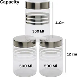 shanistore Plastic Grocery Container - 500 ml image 4