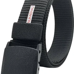 nukaichau Boys Casual, Evening, Party Black Nylon Belt-picture-34