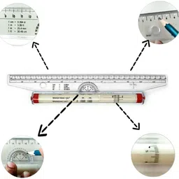 book birds roller scale (30 Cm) best fiber quality Ruler image 2