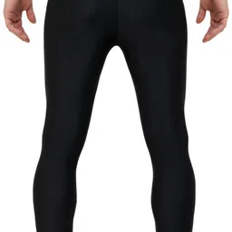 sportinger Solid, Color Block Men Black Tights image 2
