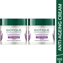 BIOTIQUE Saffron Youth Anti-Ageing Cream Reduces fine lines & Lightens dark Spots-picture-44