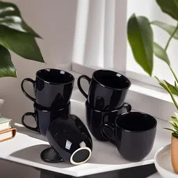 zeb enterprises Pack of 6 Ceramic image 2