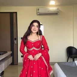 angeloutlets Georgette Stitched Anarkali Gown image 2