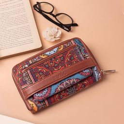 zouk Women Casual Multicolor Jute Wallet-picture-13