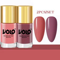 volo Ultra Lasting Glow Shine Nail Polish (Combo 2) Candy Cotton, Nudes Spring-picture-17