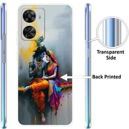 snapcrowd Back Cover for Lava Blaze Pro 5G, LXX506, Radha Krishna Ji , Back Cover image 3