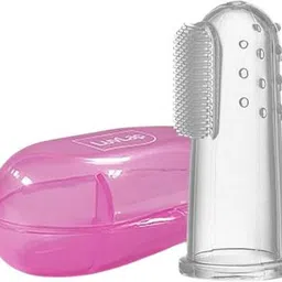 saraswati kart Baby Spoon Feeding Finger Brush & Fruit Feeder BPA free (Pack of 3) - Silicone image 5