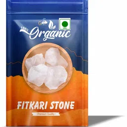 groly 100% Organic Fitkari Stone, Alum White Crystals for Skin & Water Purification image 1