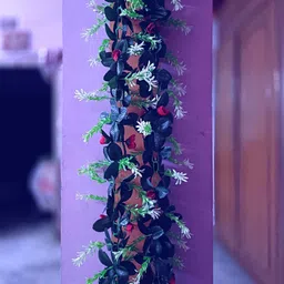 kingstyle impex Artificial Flowers Home Decoration Vine Creepers Plant Wall Hanging Chain 302I Multicolor Rose Artificial Flower-picture-28