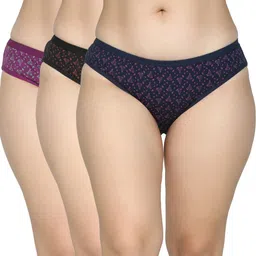skdreams Pack of 3 Women Hipster Multicolor Panty-picture-19