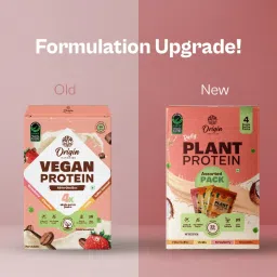 Origin Nutrition Plant Protein Assorted Pack , 162 g (Chocolate, Strawberry, Vanilla and Filter Coffee) image 2