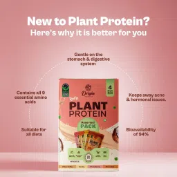 Origin Nutrition Plant Protein Assorted Pack , 162 g (Chocolate, Strawberry, Vanilla and Filter Coffee) image 5