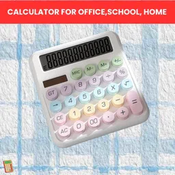 yaroh Desktop Cute Calculator, 12-Digit Large Display With Aesthetic Candy ColorW38 Desktop Cute Calculator, 12-Digit Large Display With Aesthetic Candy ColorW38 Basic Calculator-picture-19