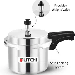 litchi Aluminium Outerlid 2 L Pressure Cooker image 2