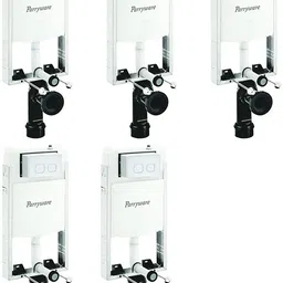 parryware Half Frame Concealed Cistern with Flush Plate set of 5 pic 054 Dual Flush Tank-picture-43