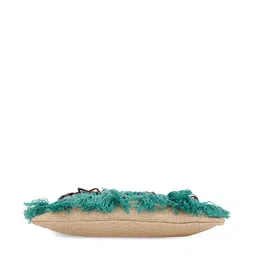 The House of Tara Tasselled Textured Structured Sling Bag image 4