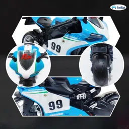 funblast Bike Toy for Kids – 1:8 Scaled Model Die-Cast Motorcycle Toy for Kids, Friction image 3