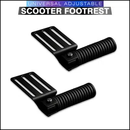 OBEROI'S TRADERS Universal Adjustable Folding Footrest for Scooty | Durable Metal Pedal Foot Rest-picture-13