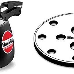 hawkins Contura Hard Anodized 4L Handi Cooker With SS Grid (11cms) Combo 4 L Pressure Cooker-picture-27