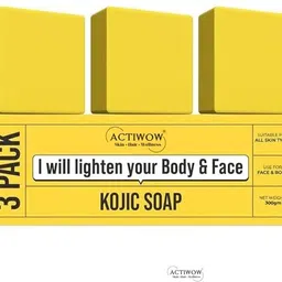 actiwow Kojic Soap Anti-Pigmentation Care 3PCS image 1