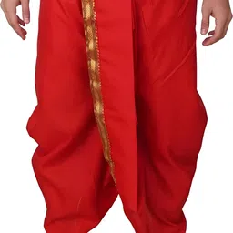 Shomyra Creations Readymade Silk Dhoti for men, Ready to wear Dhoti, Free Size Solid Men Dhoti-picture-22