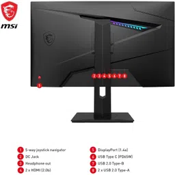 MSI MAG Series 68.58 cm (27 inch) WQHD LED Backlit IPS Panel Gaming Monitor (MAG274QRF QD E2) image 2