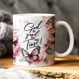 God is good all the time ceramic coffee mug|Gift For All Who loves God Ceramic Coffee Mug-image-2