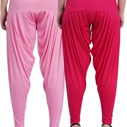 queenscode Viscose Rayon Solid Patiala image 2