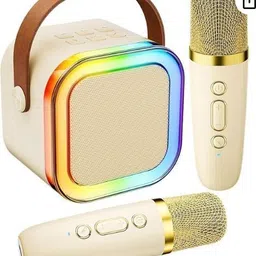 ROYALGUDGET K12 Bluetooth Portable Karaoke mic and speaker set for kid,birthday gifts 5 W Bluetooth Speaker image 2