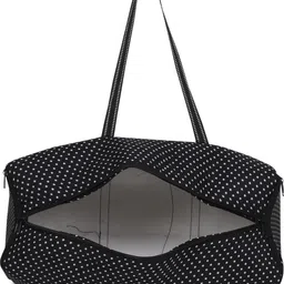 house of common 10 L Hand Duffel Bag - TT Travel Black Dot Bag Big Size Man & Woman - Black - Regular Capacity image 3