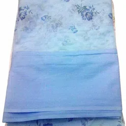 Mosquito Net 8 x 8 ft XXL Size Bed Net Blue Printed Heavy Quality Polyester Soft Net // blue printed Cotton Washable Adults Mosquito Net-image-9
