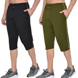 stylcozy Solid Men Three Fourths-picture-13