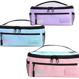 saputra Big Capacity Pencil Case Pencil for Kids Large Storage High Capacity Bag Pouch Holder Case Stationery Pouch for College School Office for Cute Travel Pouch Art Polyester Pencil Box image 1