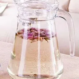 mdnsho Imported Crystal Glass Jug (1.3 L) 6 Glass (200 ml)(pack of 7) Jug Glass Set Jug Glass Set image 2