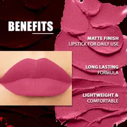 ForSure Set Of 4 Cremy Matte Long Lasting & Lightweight Lipstick - Shades 55-58-60-71 image 5