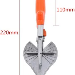pkt Multi Angle Miter Cutter 1+ Spare Blade Hand Scissors Multipurpose Tool 45-135 Degree Cutting Miter Shears Trim, Chamfer Metal Cutter image 2