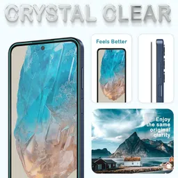 EITANSHA CREATION Edge To Edge Tempered Glass for Samsung Galaxy M35 5G, Samsung Galaxy M35 image 3